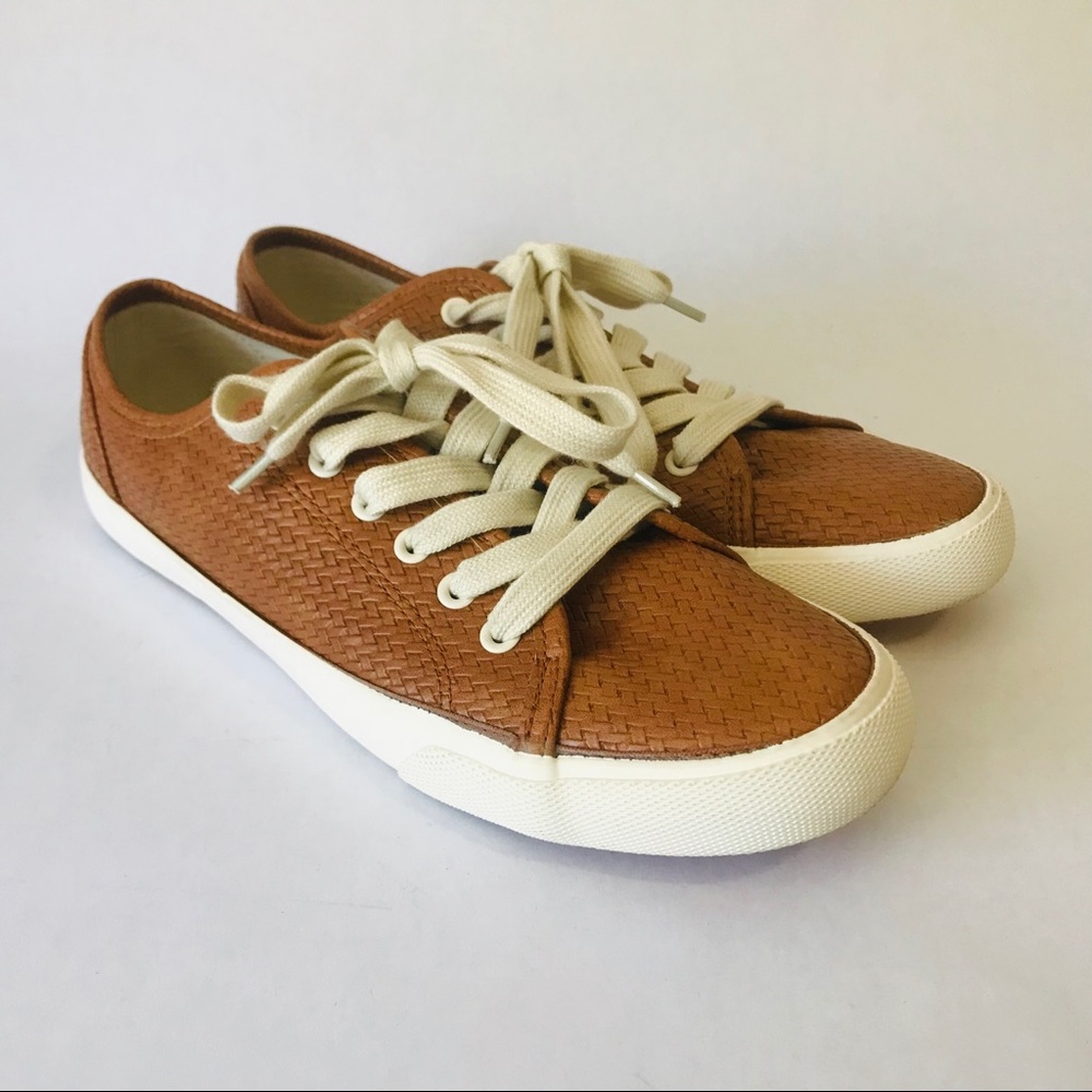 Universal Thread Tan Faux Leather Sneakers